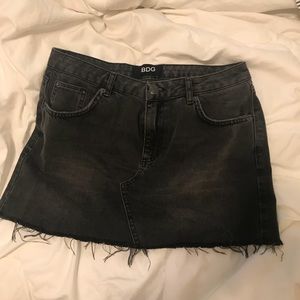 URBAN OUTFITTERS black denim mini skirt